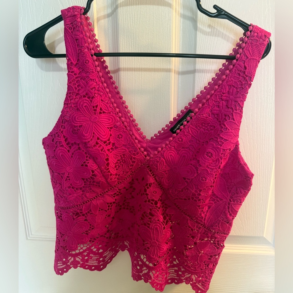 Generation Love New York  Pink top ~ Size S